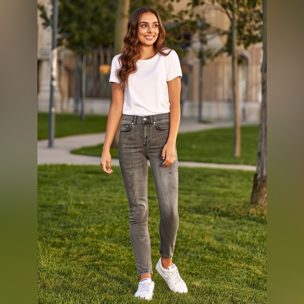 GANT Charcoal Extra Slim-Fit Jeans